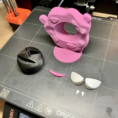 Gastly Pokemon - Mẫu in nhiều bộ phận