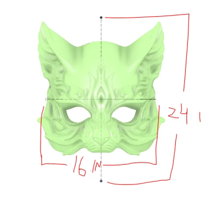 Mặt nạ cáo in 3D – Mặt nạ cho Cosplay & Halloween