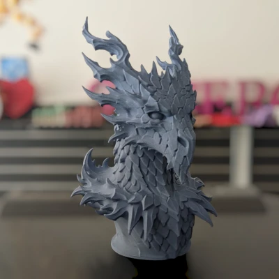 Tượng Rồng Bóng Tối (Shadow Dragon Bust)