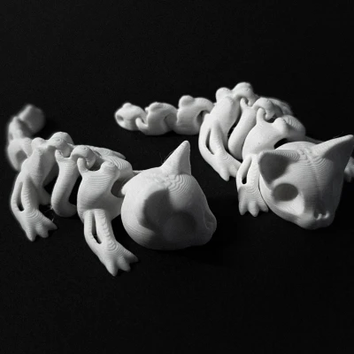 Mèo Bộ Xương Dẻo (Flexi Skeleton Cat)