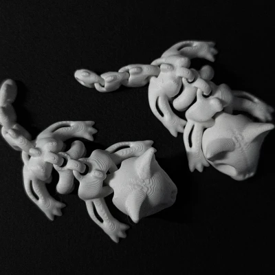 Mèo Bộ Xương Dẻo (Flexi Skeleton Cat)