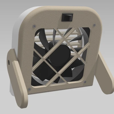 Tự Chế Quạt Mini Để Bàn