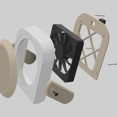 Tự Chế Quạt Mini Để Bàn