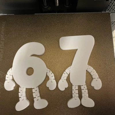 Mô hình in 3D "flexi six seven"