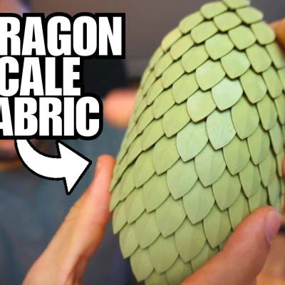 Vảy Rồng Lưới Mềm Linh Hoạt | Quy trình thiết kế đầy đủ (Fusion 360)