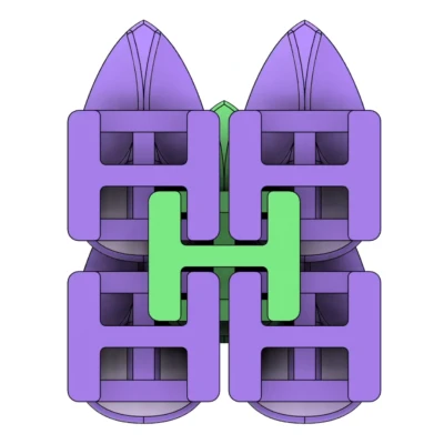 Vảy Rồng Lưới Mềm Linh Hoạt | Quy trình thiết kế đầy đủ (Fusion 360)