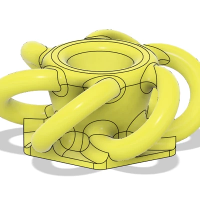 Lưới Lục Giác Linh Hoạt Kiểu NASA (Có Gia Cố) | Đầy Đủ Quy Trình Thiết Kế (Fusion 360)