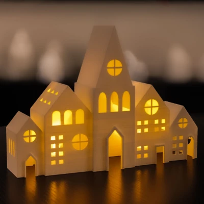 Nhà Giáng Sinh Đèn Tealight 2