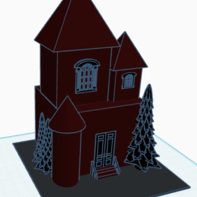 Mô hình Nhà Ma Ám "Haunted"