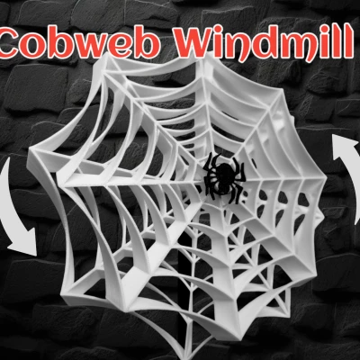 Cối Xay Gió Mạng Nhện Halloween