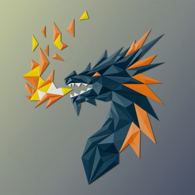 Rồng Pha Lê Treo Tường 3D