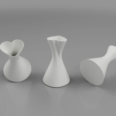 Bình Trái Tim Valentine Chế Độ "Vase Mode" Hiện Đại (Phiên Bản Đã Sửa)