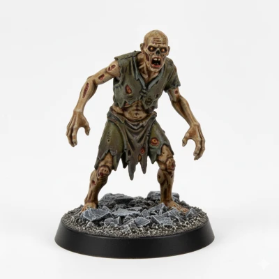 Mô Hình Mini D&D: Bộ Zombie