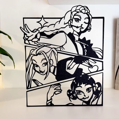 Tranh Treo Tường KPop Demon Hunters