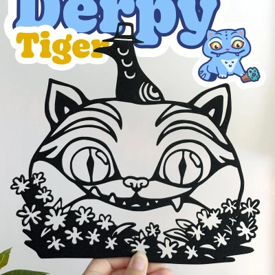 Móc Treo Tường Derpy Tiger KPOP DEMON HUNTERS
