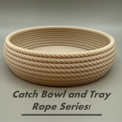 Tô và Khay Đựng Đồ "Catch Bowl and Tray | Rope"