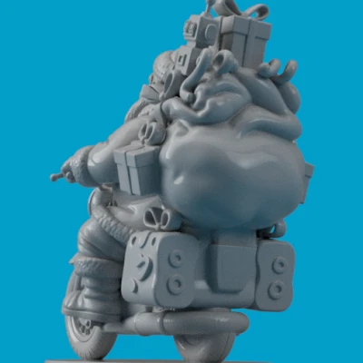 Ông Già Noel Cưỡi Xe Máy