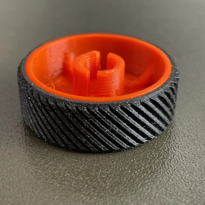 Núm xoay 2 mảnh có vân/xoắn ốc cho Prusa MK3S