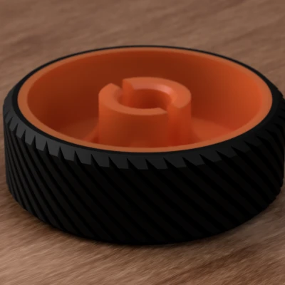 Núm xoay 2 mảnh có vân/xoắn ốc cho Prusa MK3S