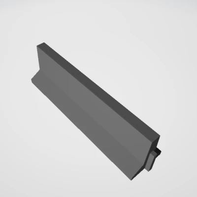 Khuôn rào chắn giao thông tỉ lệ 1:35 in được - cho diorama (chỉnh sửa)