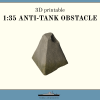 Khuôn và chướng ngại vật chống tăng 1:35 dùng để đổ xi măng - Thumbnail 1