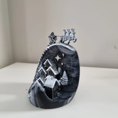 Làng Giáng Sinh có Ông Già Noel và Tuần Lộc