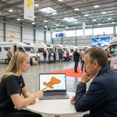 Móc cắm trại cong cho ray ống (Camping hook (bended) for piping rails)