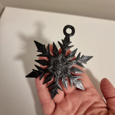 Móc treo cây thông Noel hình bông tuyết