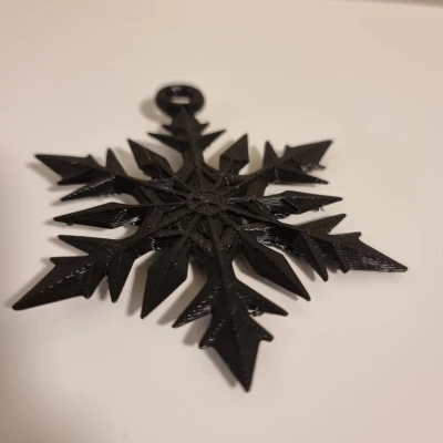 Móc treo cây thông Noel hình bông tuyết