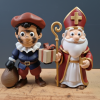 Mô Hình Sinterklaas Nhỏ Xinh - Thumbnail 3
