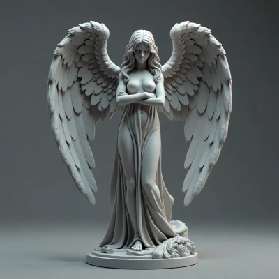 Tượng Thiên Thần Sexy Nữ Tính