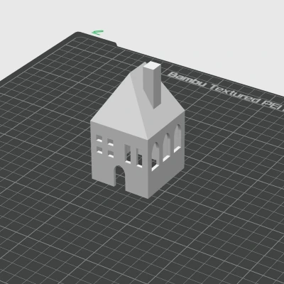 Nhà Giáng Sinh Mini Đèn LED Nến