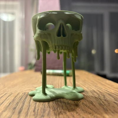 Nến Đầu Lâu Tan Chảy