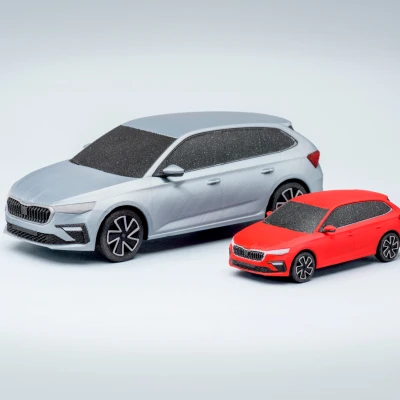 Mô Hình 3D Škoda Scala