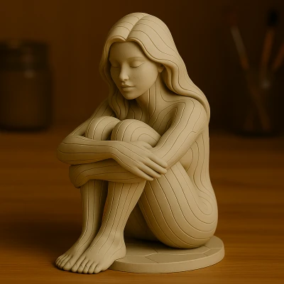 Hình khối Phụ nữ "Bình yên"