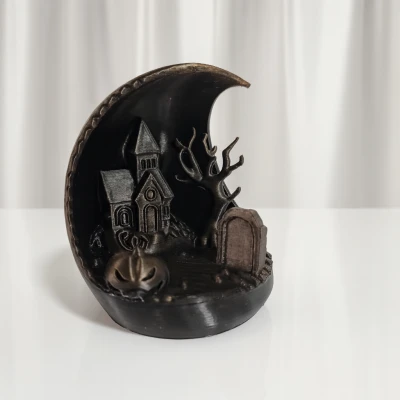 Mô Hình Làng Halloween - Trang Trí Nhà Cửa Độc Đáo