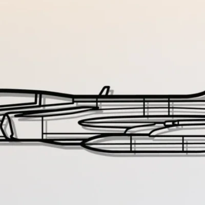Tranh Treo Tường Máy Bay Saab JAS 39 Gripen