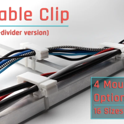 Kẹp cáp khóa chắc chắn, Giá đỡ cáp bàn đa năng
