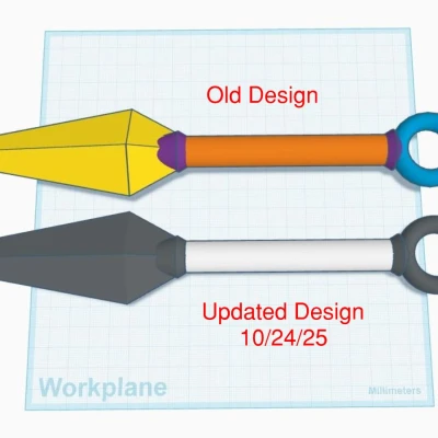 Mô hình dao Kunai Naruto