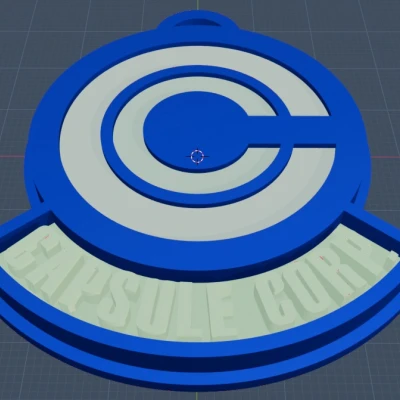 Móc Khóa Logo Capsule Corp.