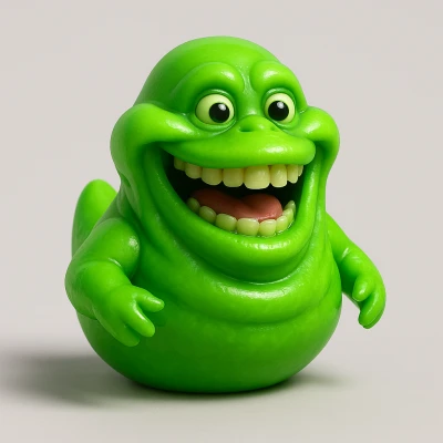 Mô Hình 3D Vịt Slimer Ghostbusters