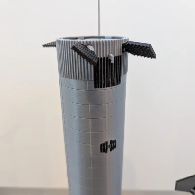 Mô hình Tên lửa đẩy Super Heavy (Block 2) của SpaceX (Tỷ lệ 1:144)