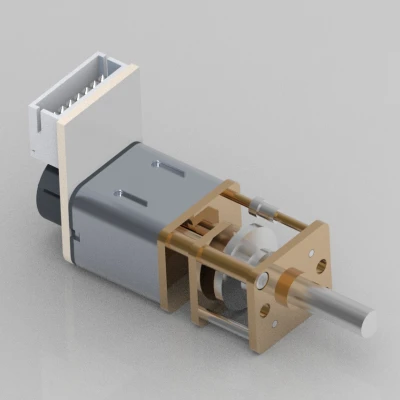 Động cơ Giảm tốc GA12-N20 + Encoder FILE STEP + STL