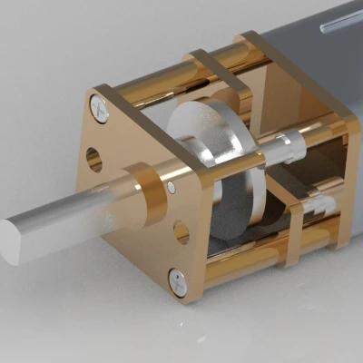 Động cơ Giảm tốc GA12-N20 + Encoder FILE STEP + STL