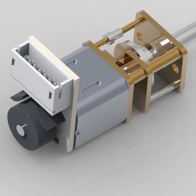 Động cơ Giảm tốc GA12-N20 + Encoder FILE STEP + STL