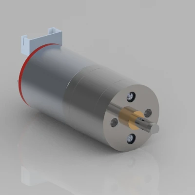 Động cơ Giảm tốc ga25-370 Có Encoder File STEP + STL