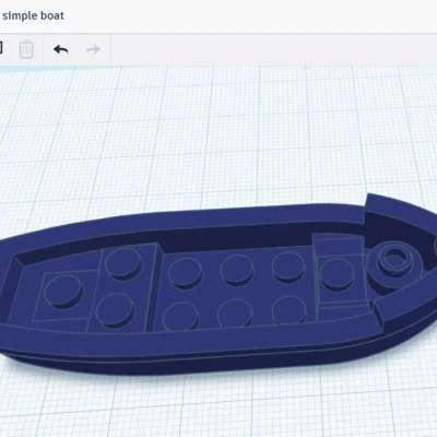 Thuyền Lego Đơn Giản Cho Minifig