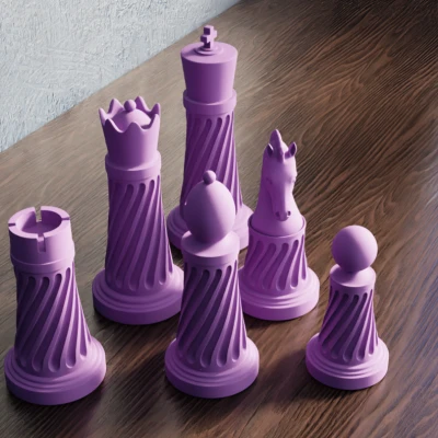 Bộ Cờ Vua Hình Học Hiện Đại