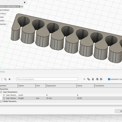 Giá đỡ dây cáp đa năng theo tham số (Chế độ Lọ, In Nhanh)