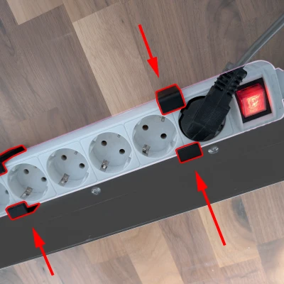 Kẹp Gắn Tường Ổ Cắm Điện 48cm & 53cm